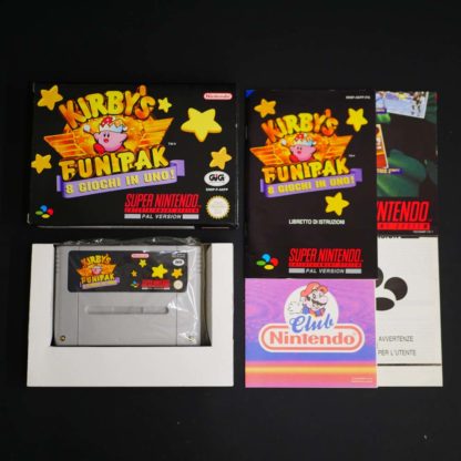 SNES - Kirby's Fun Pak - 8 Giochi in Uno! - Détail