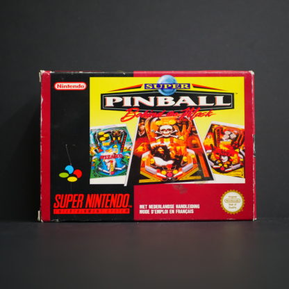 SNES - Super Pinball – Behind the Mask - Boîte