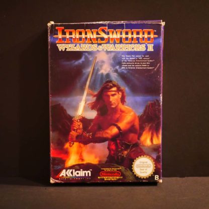 NES - Iron Sword - Wizards and Warriors II - Boîte