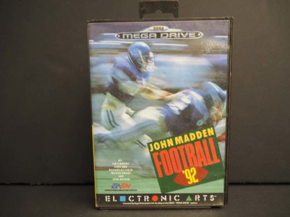 Retro Game Zone – John Madden Football 92 – Boîte