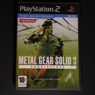 Retro Game Zone – Metal Gear Solid 3 Subsistence – Boîte