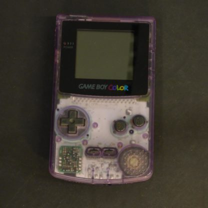 Retro Game Zone – Game Boy Color Violette Transparente – Console Face