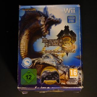 Retro Game Zone – Monster Hunter 3 Tri Classic Controller Pro Pack – Boîte